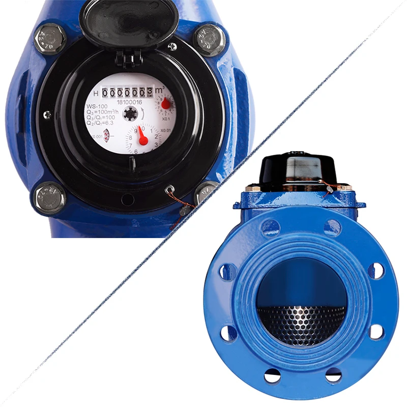 Digital Horizontal Metering Valve Flange Water Meter Flow Meter Mechanical Water Meter Manufacturer
