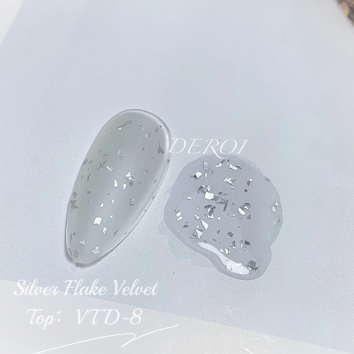 Wholesale Gel Polish Gold Flake Non wipe Top Base Coat Flake Top with High resistance