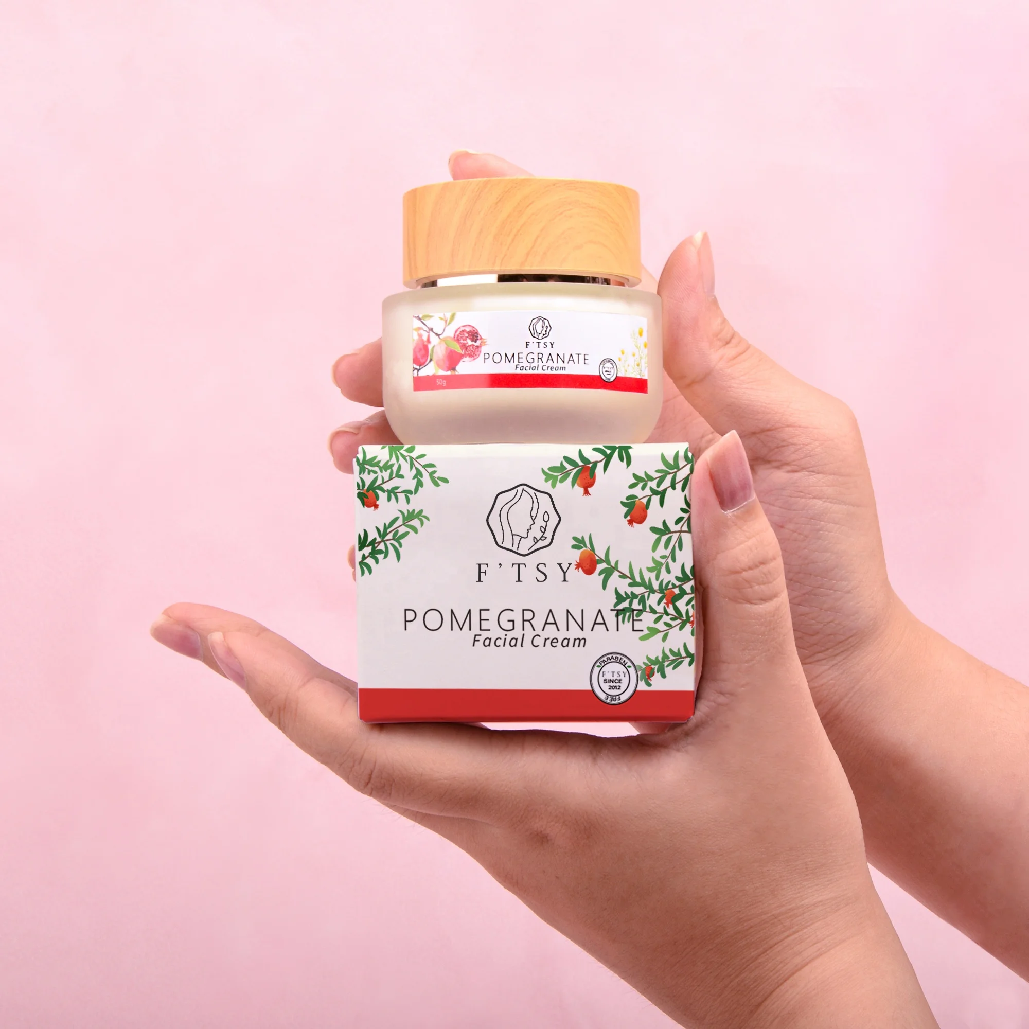 Thailand Products Private Label Custom LOGO omegranate Facial Cream Whitening Facial Creams To Remove Dark Spots