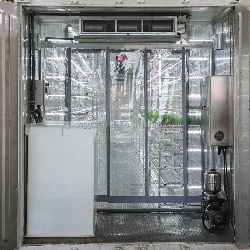 Fodder Container Farm Vertical Farming Container Greenhouse for Agriculture