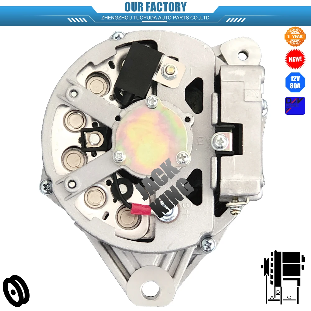 ALT3624 12V 80A 28.3771 SLP-3701000-91 NEW ALTERNATOR FOR RUSSIAN VEHICLE