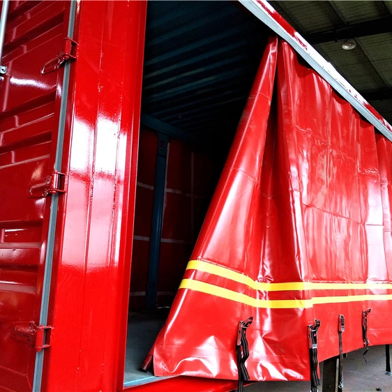 53ft air suspension  single tyres 385/65R22.5 curtain semi trailer