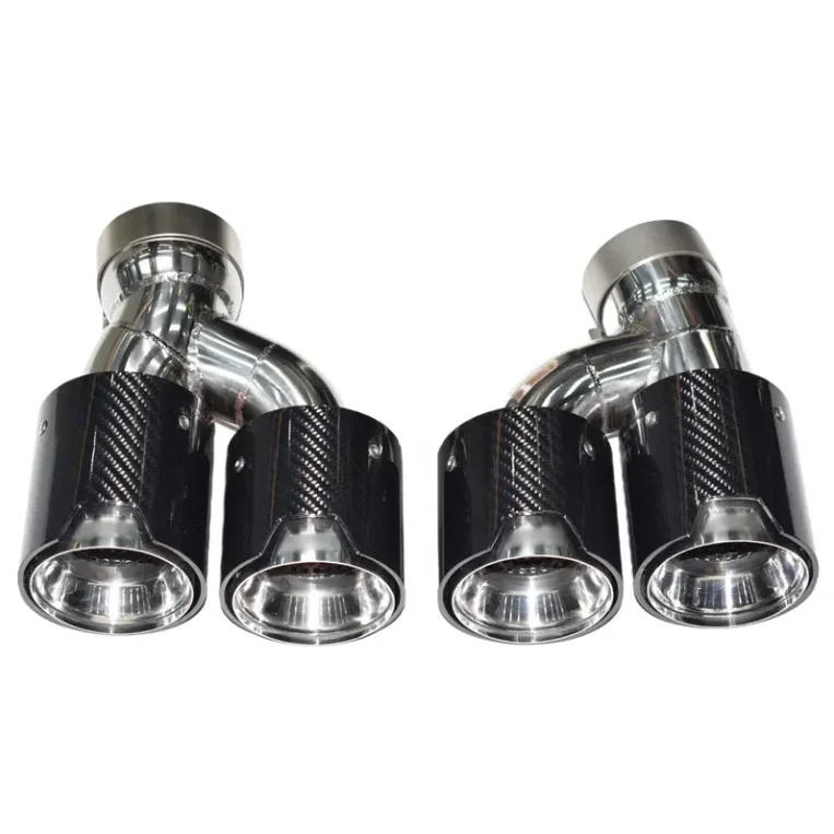 Original car exhaust muffler tail pipe Car Body Parts Carbon Fiber Exhaust Tip