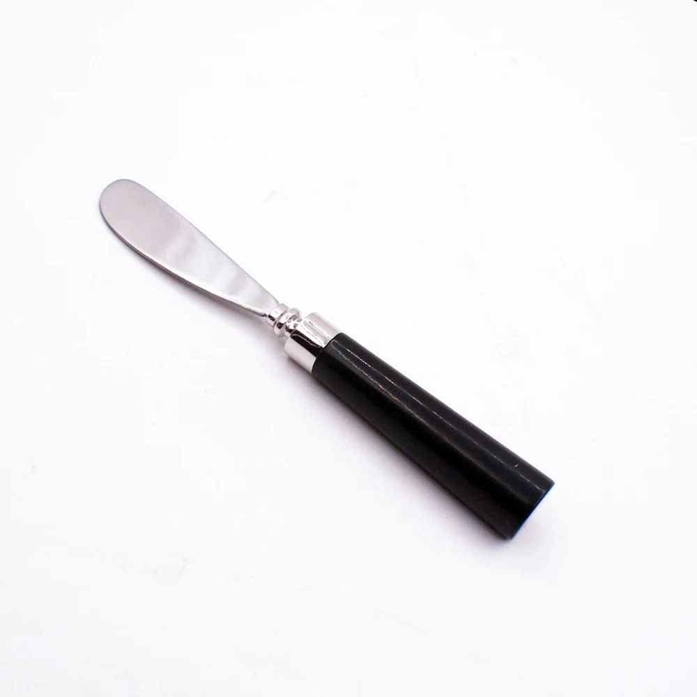 
Marble handle stainless steel bread butter spreader dessert knife 