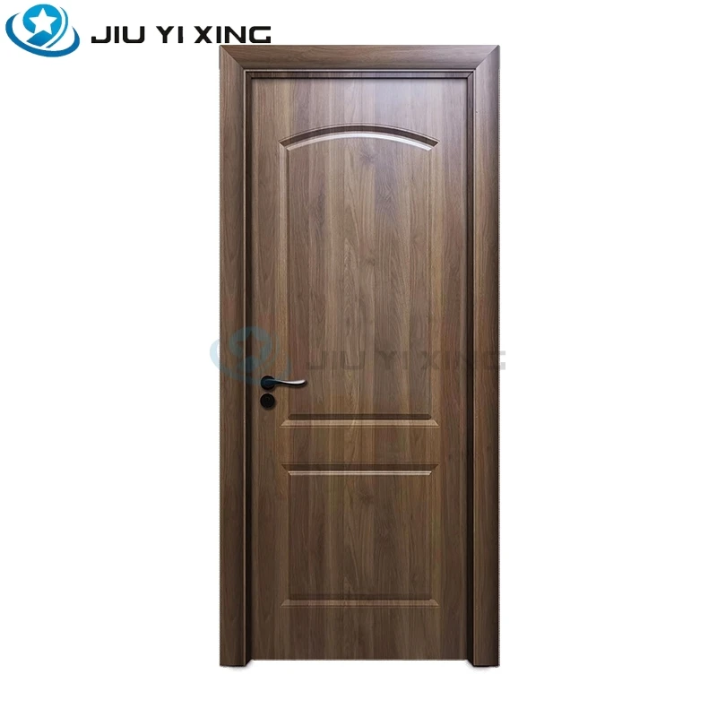 Jiuyixing New Arrival Full WPC Door Durable Interior Door 100% Waterproof Composite Door Panel In Bathroom