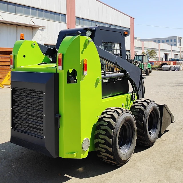 Free Shipping YHMG Mini Skid Steer Diesel Loader Cheap YH65 Wheel Loader Minicargador EPA Engine Compact Skid Steer Loader