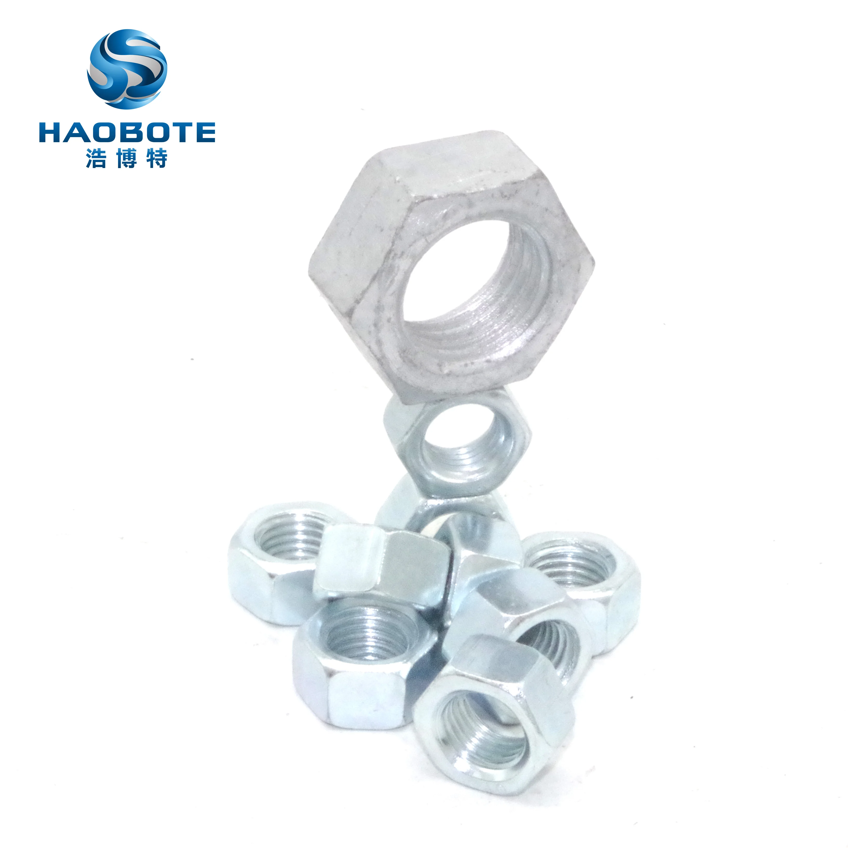 
Carbon Steel Stainless Steel 304 316 DIN934 ASTM 18.2.2 Hex Jam Nuts 