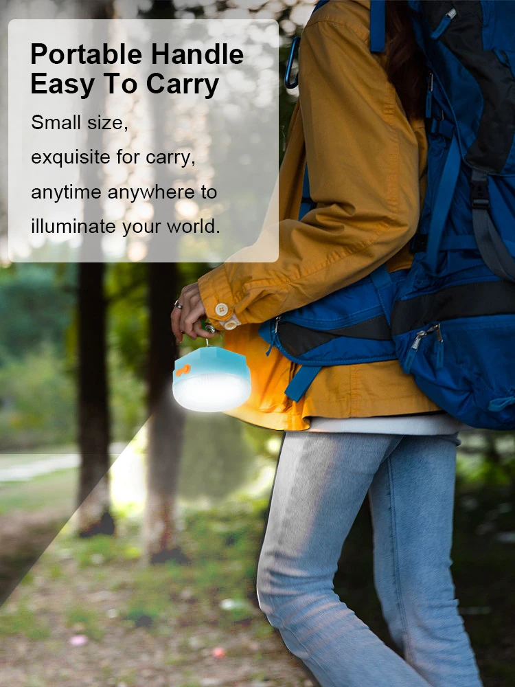 Portable Outdoor Emergency  Bread Shaped LED Camping Lantern USB Rechargeable Tent light with solar power