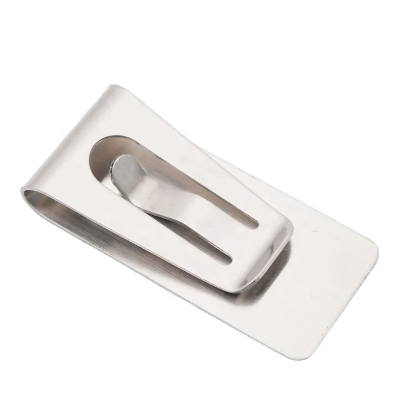 
 Зажим для денег из нержавеющей стали с бесплатной лазерной гравировкой  