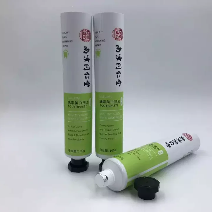 Low Price Customization New Popularity 100Ml Empty Soft Aluminum Plastic Toothpaste Cosmetic Tubes