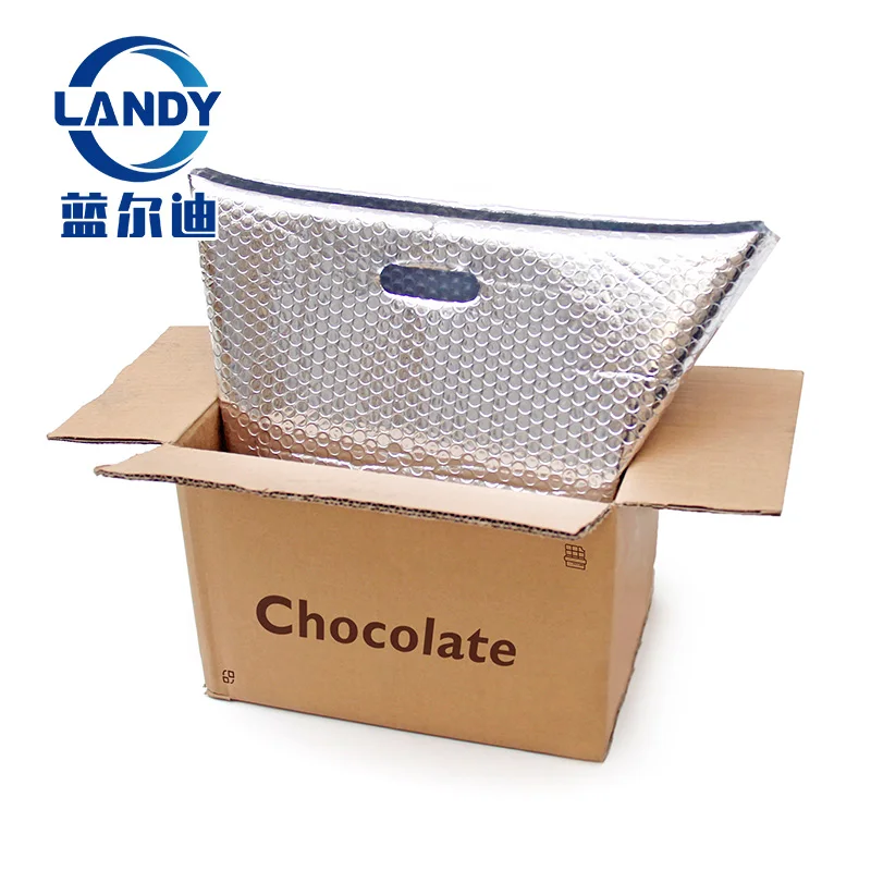 72 hour metallic foil insulated bubble mailer for food,a4 eco foil cool shield thermal bubble mailers