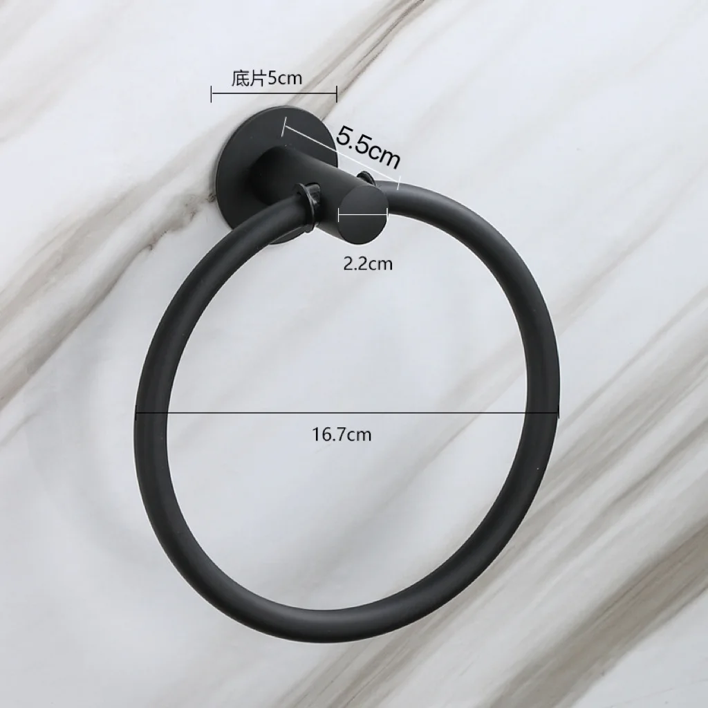 Stainless Steel Color Bathroom Hardware Accessories Hotel Towel Ring Economic Bathroom Round Towel Ring