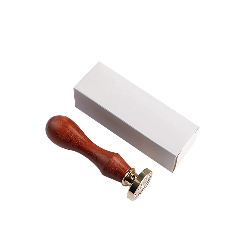 Wood Handle with Metal Stamp Wax Seal Head Vintage Sealing Sunflower Style Seal Wrapping Cards Scrapbooking Crafts