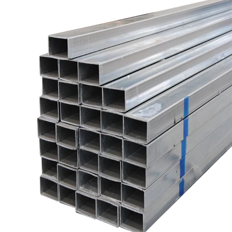 20*20mm 1.5 1.2 inch hot sale sizes and weight chart gi square pipe galvanized steel pipe galvanism pipes