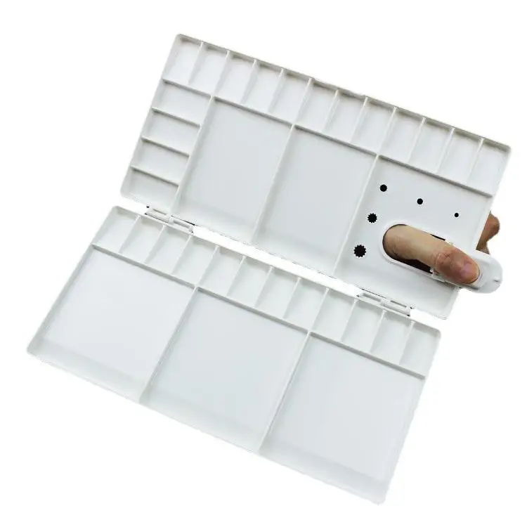 Art supplies Flip Folding Drawing Tools Palette 33 wells watercolor palette for oil drawing