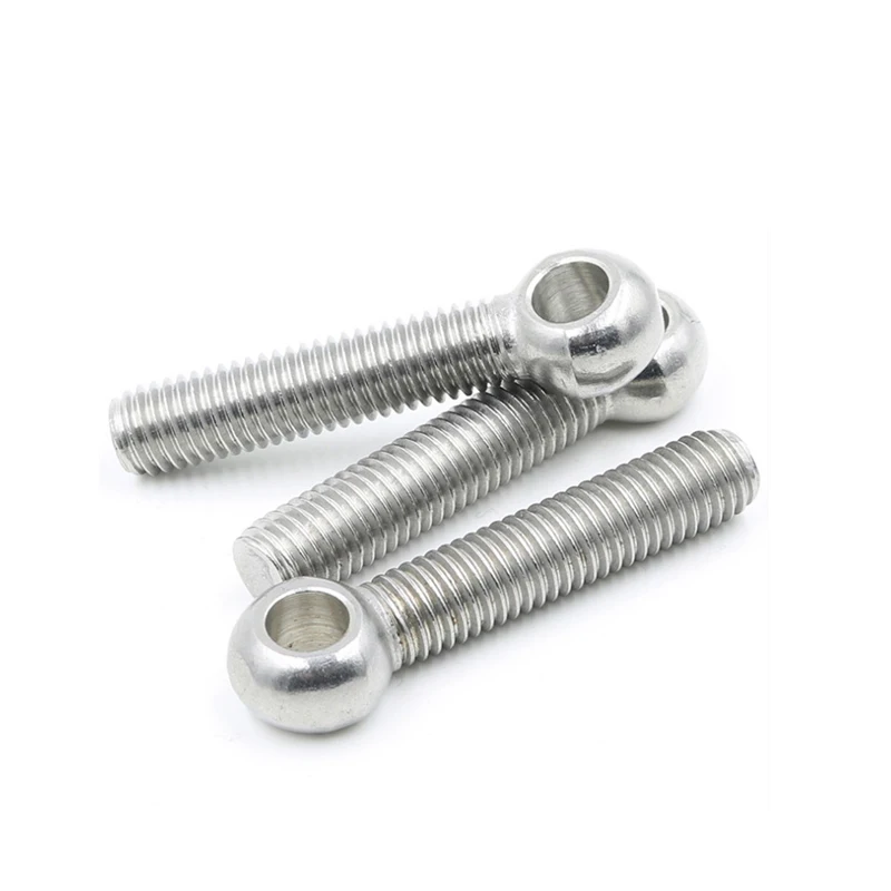 Factory Custom Eye Bolt Pan Head Stainless Steel Carbon Steel Material Galvanized Blackened Zinc Plated Available