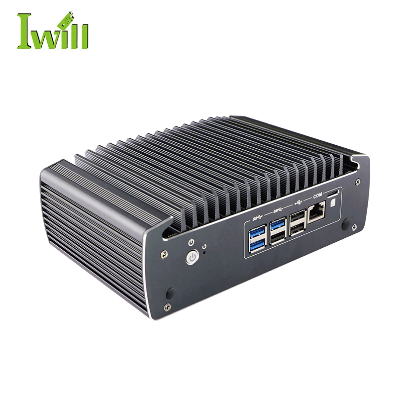 Безвентиляторный мини ПК I3 10110U брандмауэр Мини POE pfsense аппаратное обеспечение 6 lan компьютер