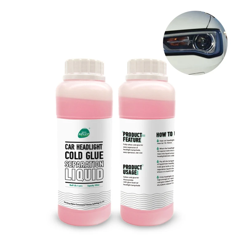 Auto Headlight Removed Cold Glue Separate Liquid Disassembly tools