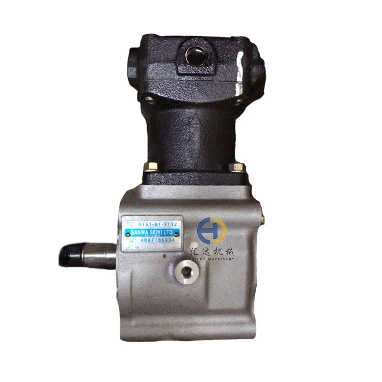 Air Compressor 6151-81-3112 for Grader GD705 engine parts S6D125