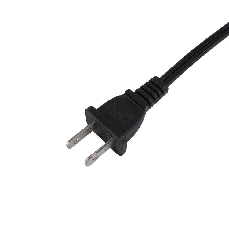 Американский 2 Pin AC солевая лампа силовой кабель поворотный переключатель электрический провод черный удлинитель