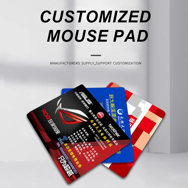Custom Personalized Logo Mouse Pad Large Size XXL Gaming Mouse Mat Keyboard Pads With Custom LOGO Square Shape Design Printed