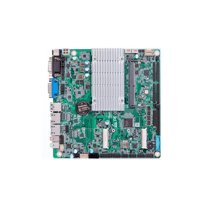 Мини-ITX материнская плата J4125 с низким энергопотреблением Двойной сетевой порт 6-серийный Промышленный контроль сенсорный кассовый аппарат все-в-одном