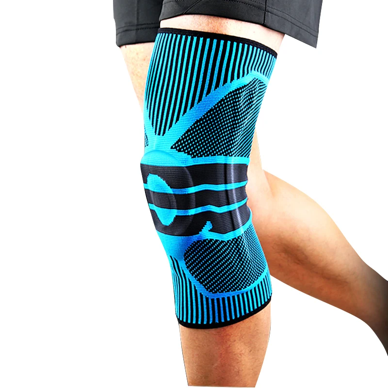 Best selling Nylon Sports Knee Support Compression Sleeve Knee Brace for Running, Meniscus Tear, ACL, Arthritis, Joint Pain
