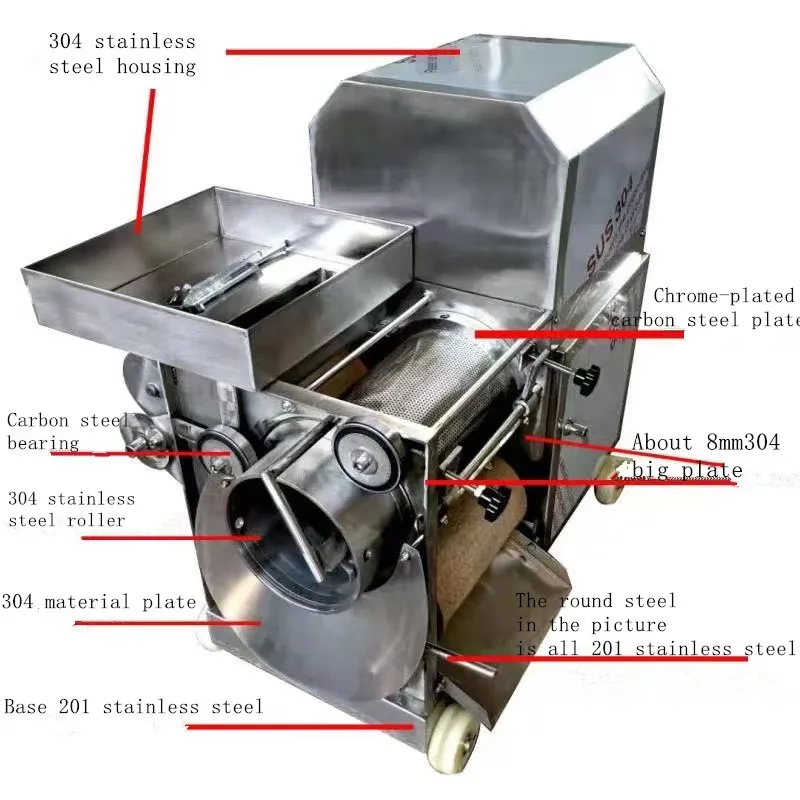 INCHOI stainless steel fish processing machine/canned fish production line/fish bone grinder