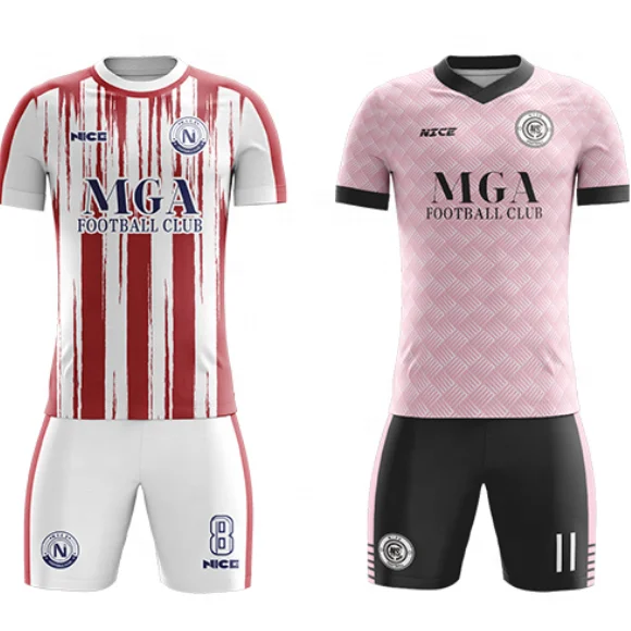 Mens club letter and number print authentic soccer jersey manufacturer