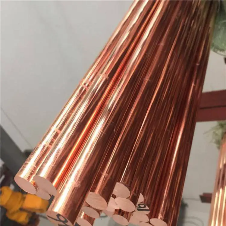 DIN EN GB JIS BS standard pure red copper material copper bar copper rod price
