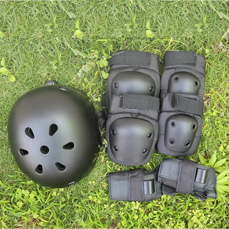 CE Certification Hot Selling Kids Adult Protective Gear Set  Bike Skate Skateboard Helmet Knee And Elbow Wrist Pads