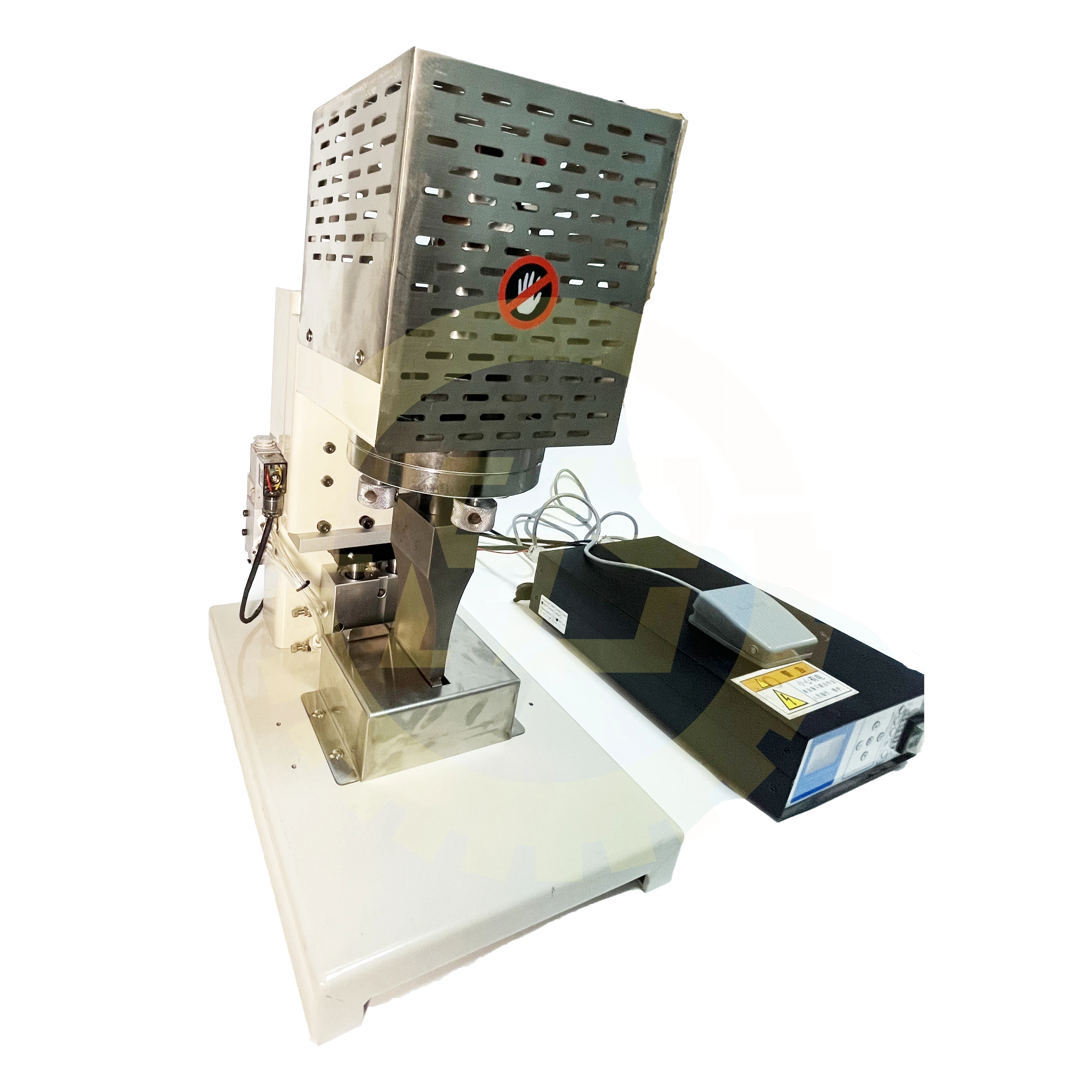 Hot Sale 20K 1800W Ultrasonic Welding Woven Machine For Polyester ribbon webbing Fabric Lanyard And Eas Tags