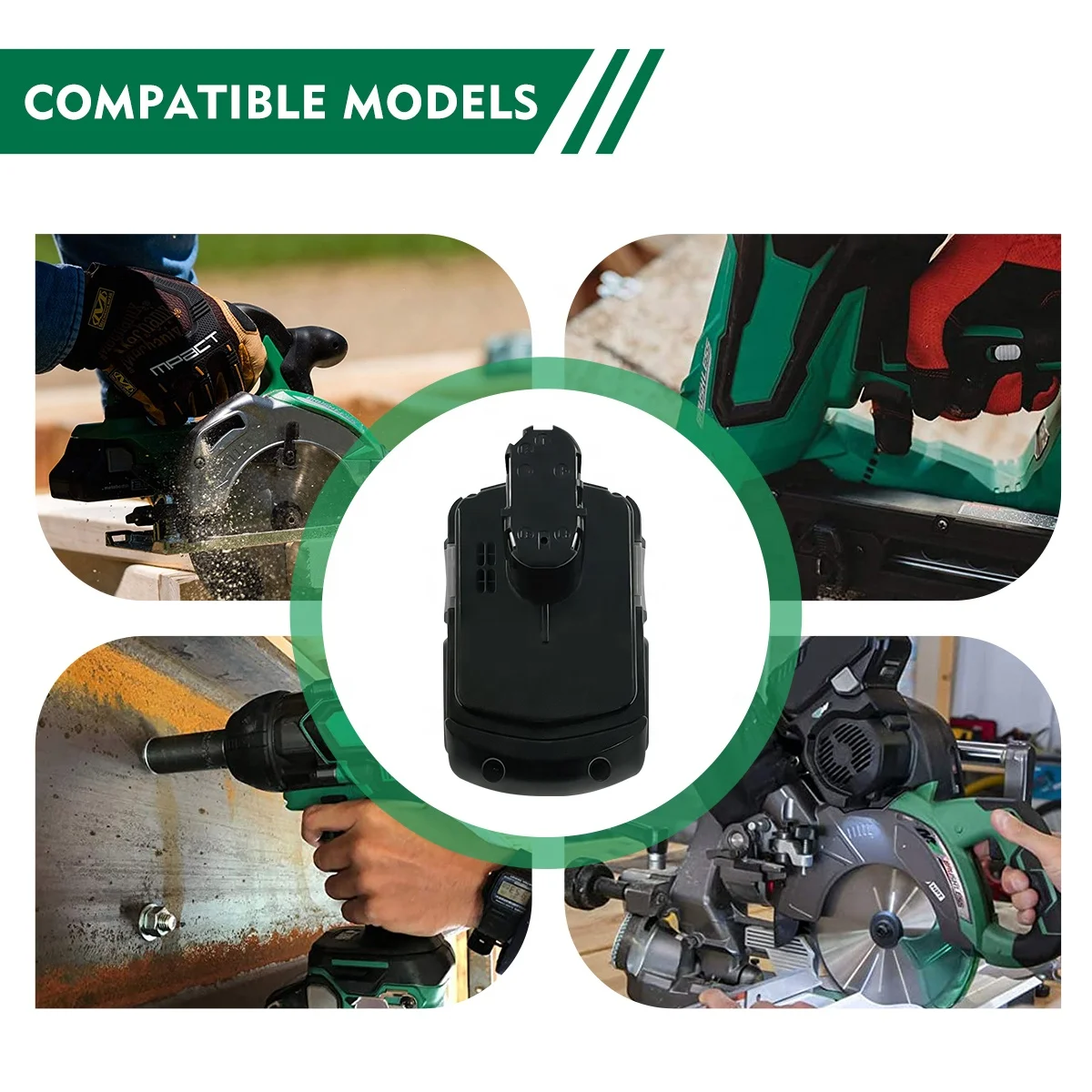 Hot Sale 5.0Ah BCL1830 Lithium ion Replacement Cordless Power Tool Battery for Hitachi 18V Battery BCL1815