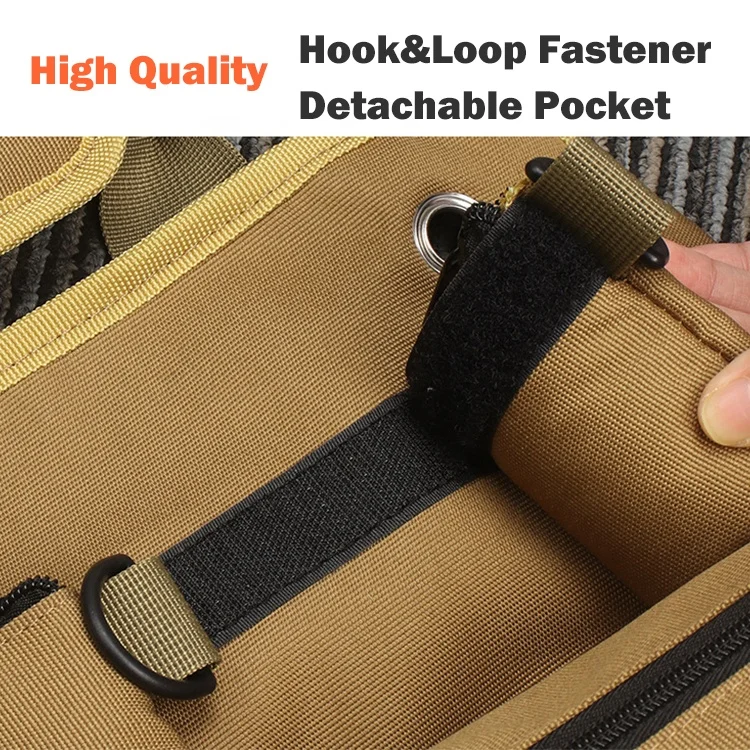 New Design Multi Pockets Tool Organizer Electrician Roll Up Tool Bags for Men