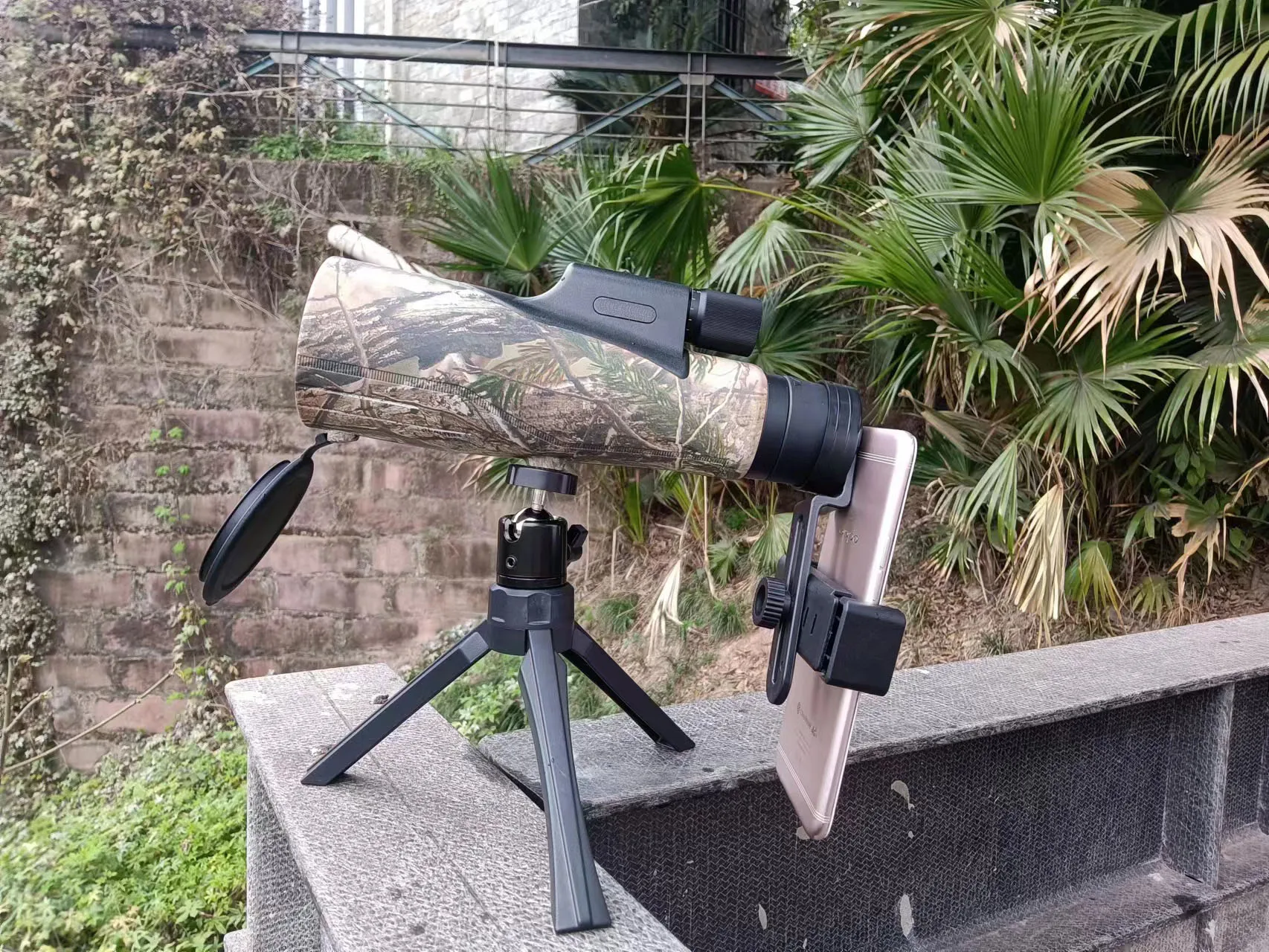 10x56 Broad View Sight Hunting Monocular Smartphone Adapter Waterproof Aluminum Spotting Scope 5mw Maximum 10x Glass Sports