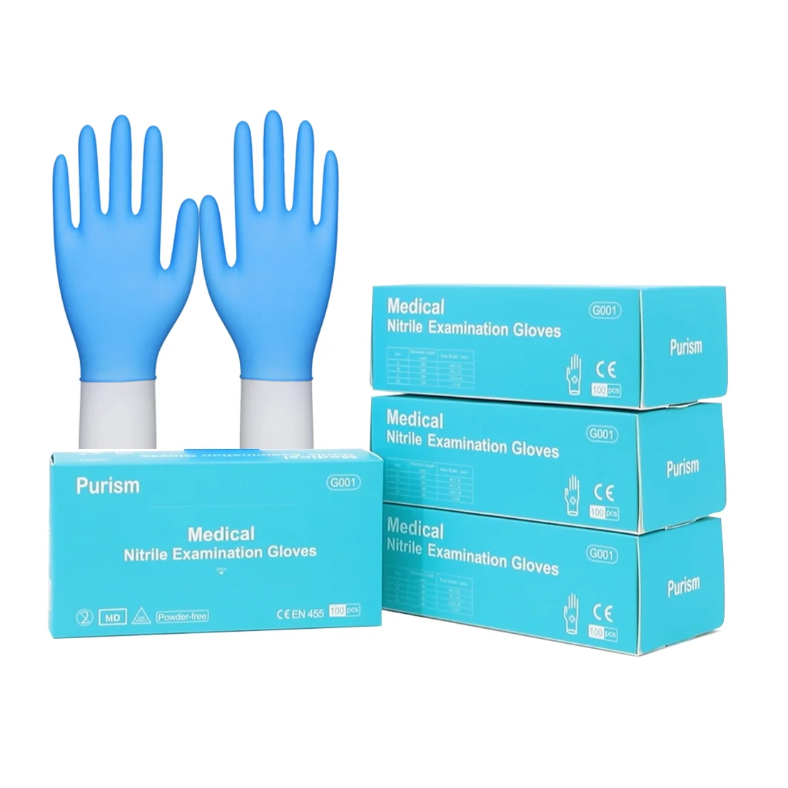 Medical Examination Glove Purism China Supplier Factory Price High Quality Strong Nitrile Gloves