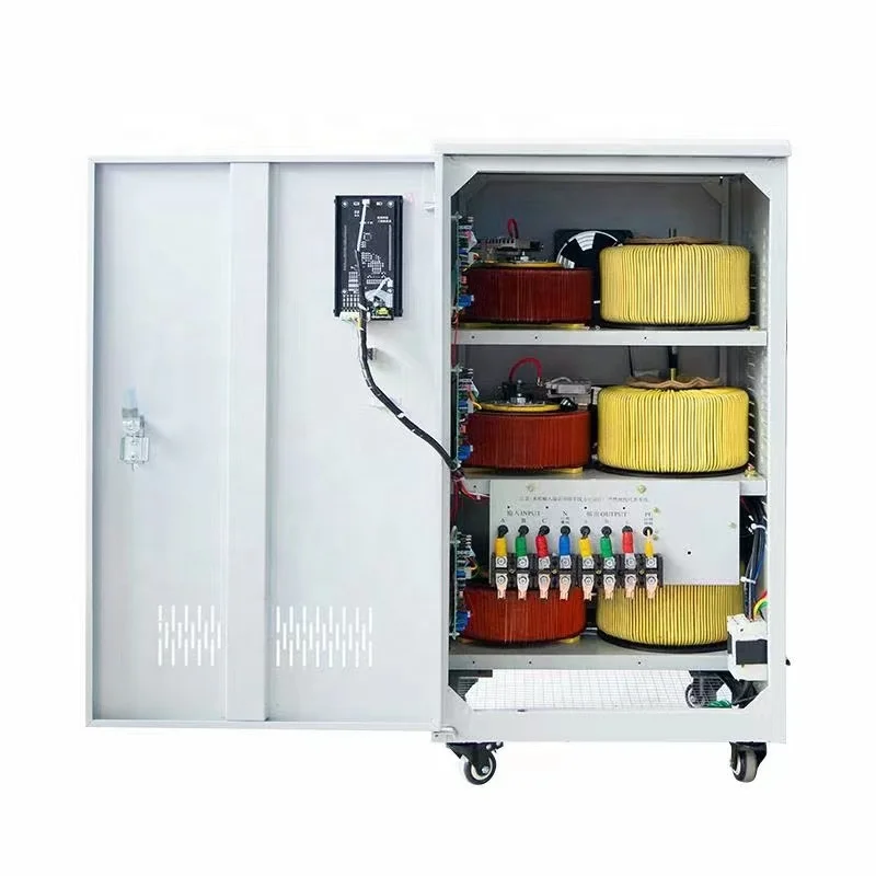 15KVA 25KVA 30KVA 35KVA 40KVA 50KVA автоматический стабилизатор напряжения 380V 3 фазы Серводвигатель