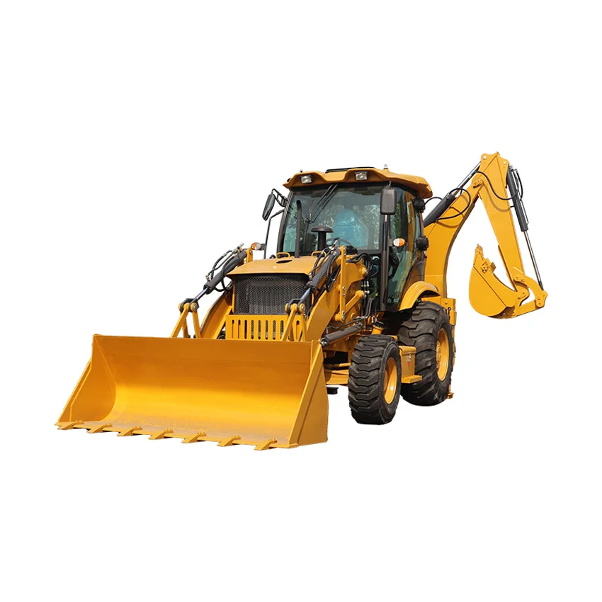 Multifunction CE EPA farm construction agriculture 4 wheel drive towable backhoe Loader