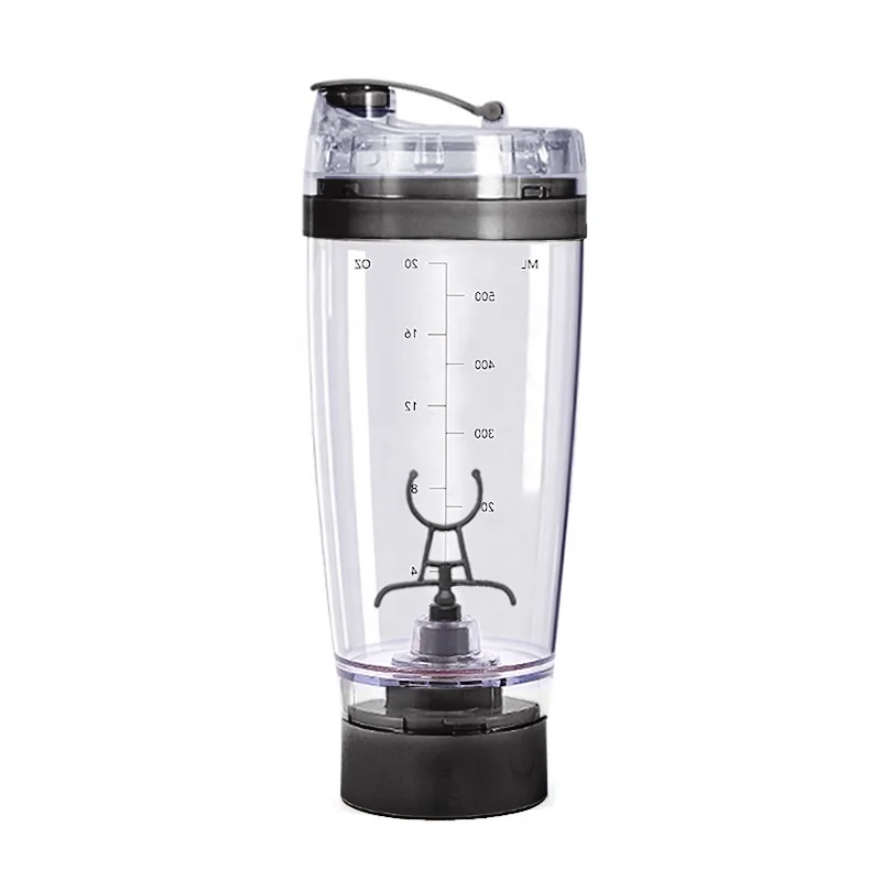 600ml Black Mixing Cup Popular Battery Type Stirring Bottle 30oz Vortex Protein Shaker