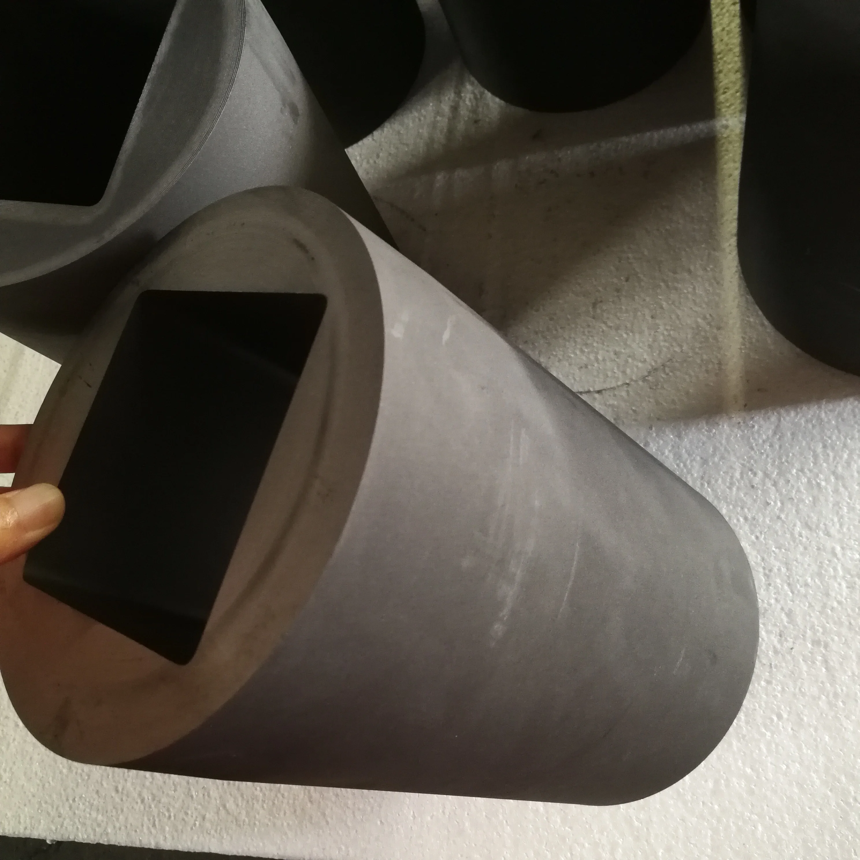 Graphite big molds for copper or brass stretching square or round shape