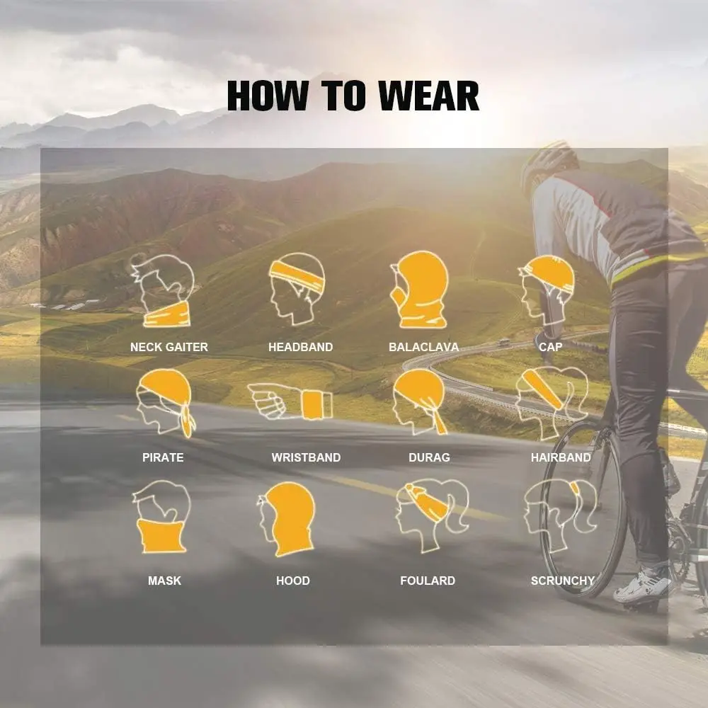 Low moq Custom logo printing Cooling Breathable Outdoor Face Cover Bandana Mask Neck Gaiter Bandanas