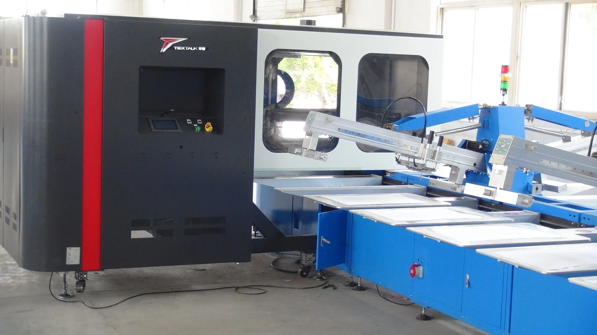 Latest Products muti Colors Full Auto Oval Screen Printing Machine with HJD-A