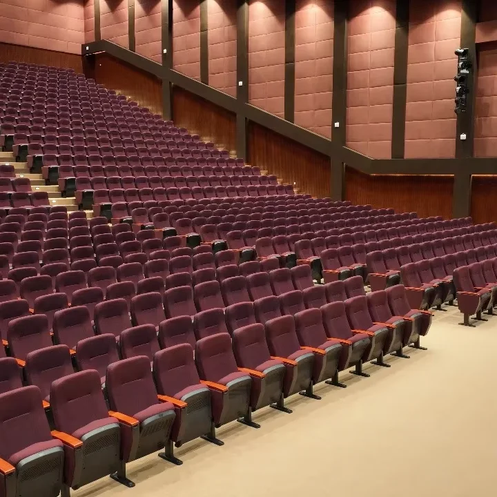 Auditorium Chairs Theater Furniture Used University Conference Hall Seat With Folding Table