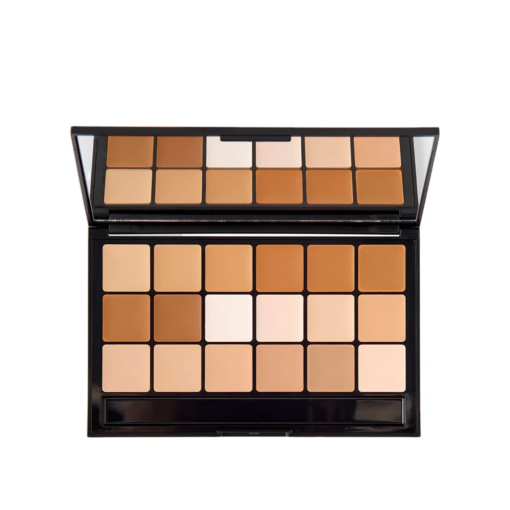 OEM/ODM Creme Foundation Warm Super Palette High Definition Makeup Warm HD Full Coverage Pigment Concealer for Smooth
