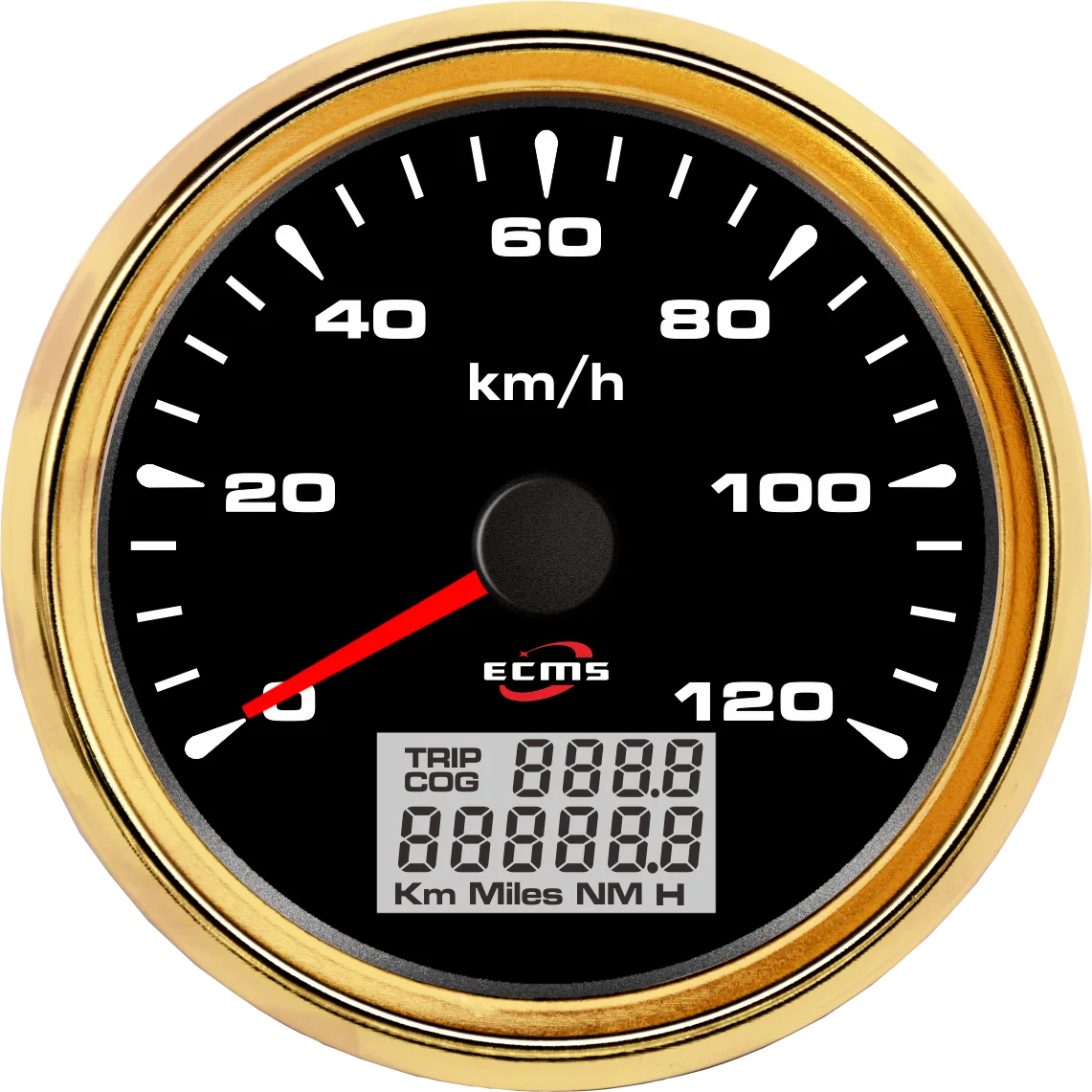  Белый спидометр для автомобиля мотоцикла 85 мм 120