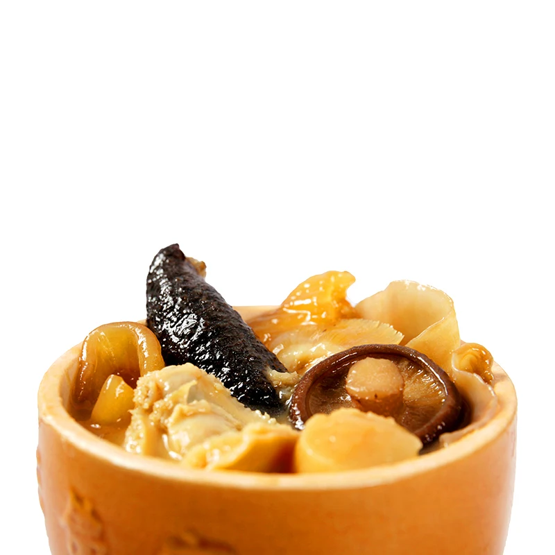 Fujian delicious Fujian cuisine sea cucumber seafood fresh Buddha jump wall