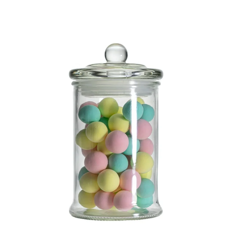150ml 350ml 750ml Food Glass Jar Candy Glass Jar Storage Jar With Glass Lid
