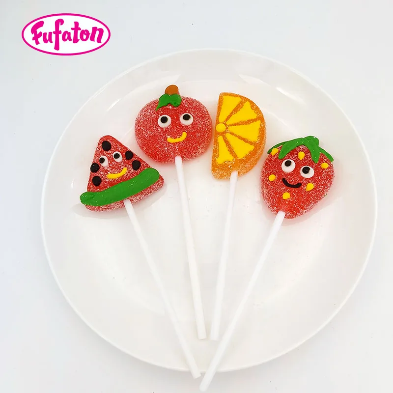 Fruity flavored Hand decorating Animal shaped jelly pop
