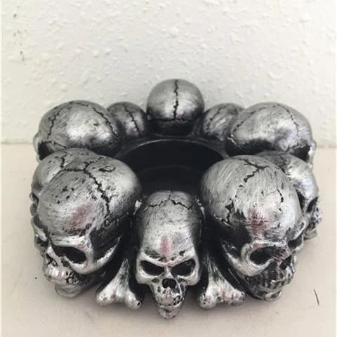 Wholesale LED Halloween Statue Gifts Crafts Epoxy Resin Molds for Sale Indoor Home Garden Decor