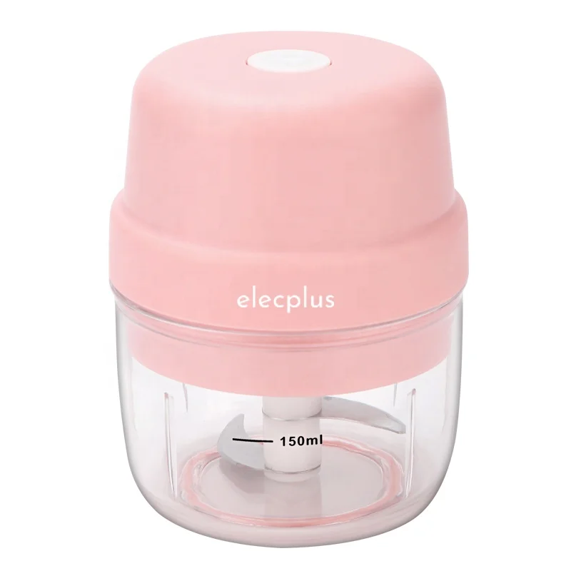
Kitchen appliance portable 150ml plastic bowl mini food processor multi-function meat vegetable chopper baby food processor 